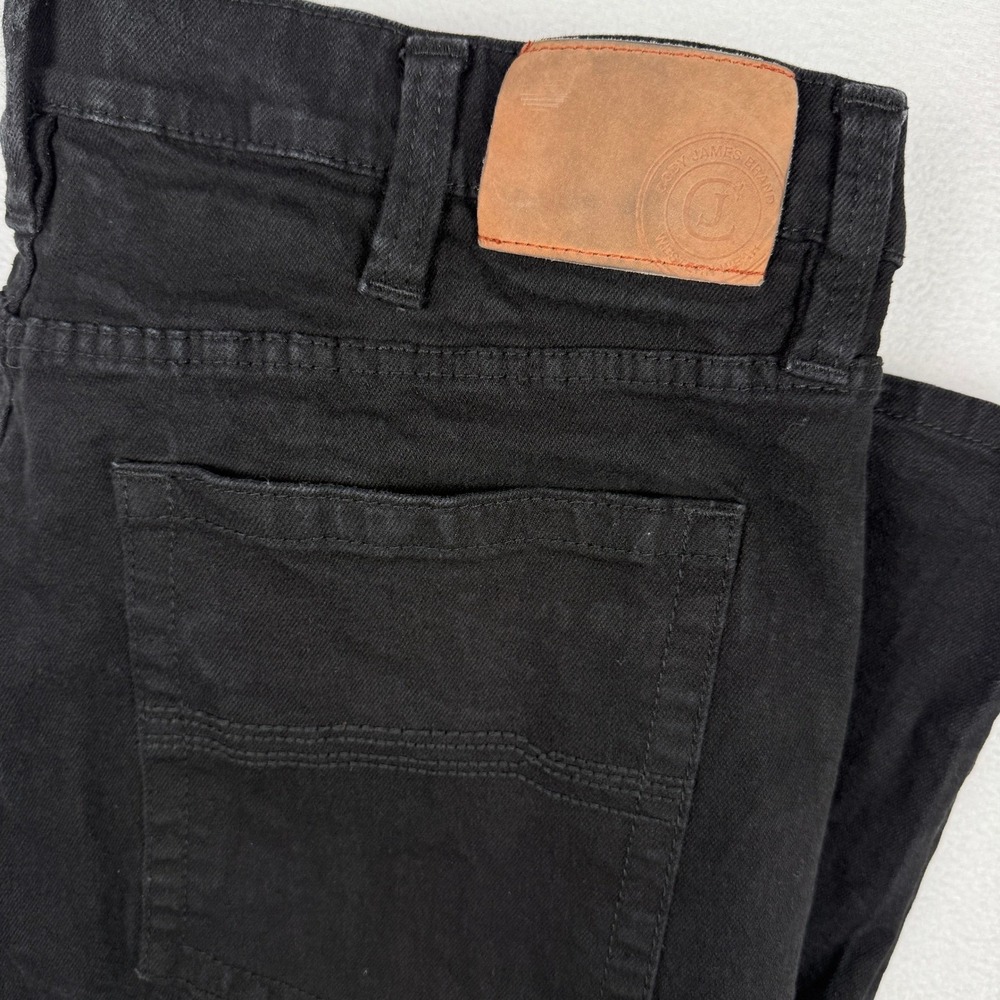 Cody James Slim Boot Wyatt Jeans Mens 42x32 Black Stretch Denim Western Cowboy